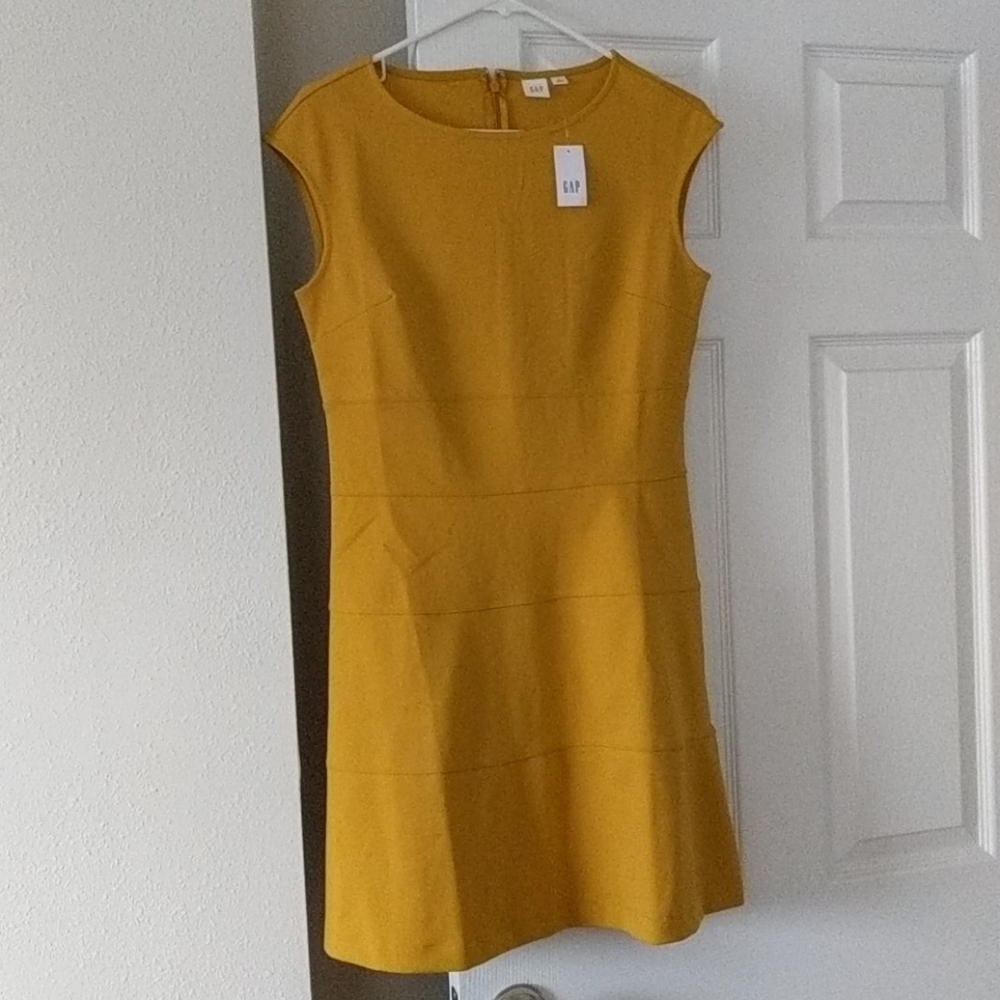 Mustard yellow dress